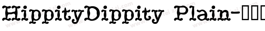 HippityDippity Plain字体转换